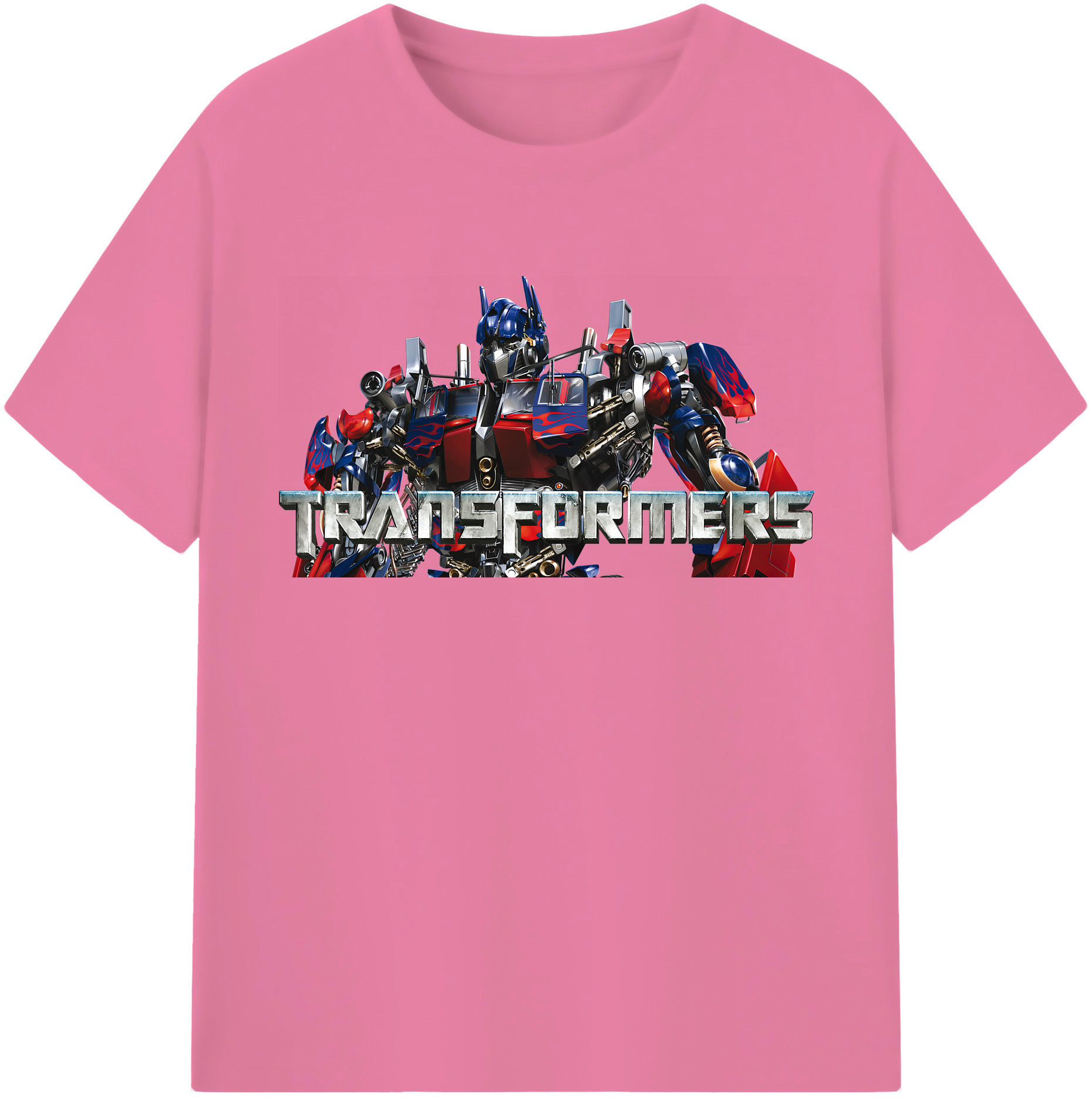 （画像用） Transformers トランスフォーマー 綿100％半袖Tシャツ（フロントプリント）